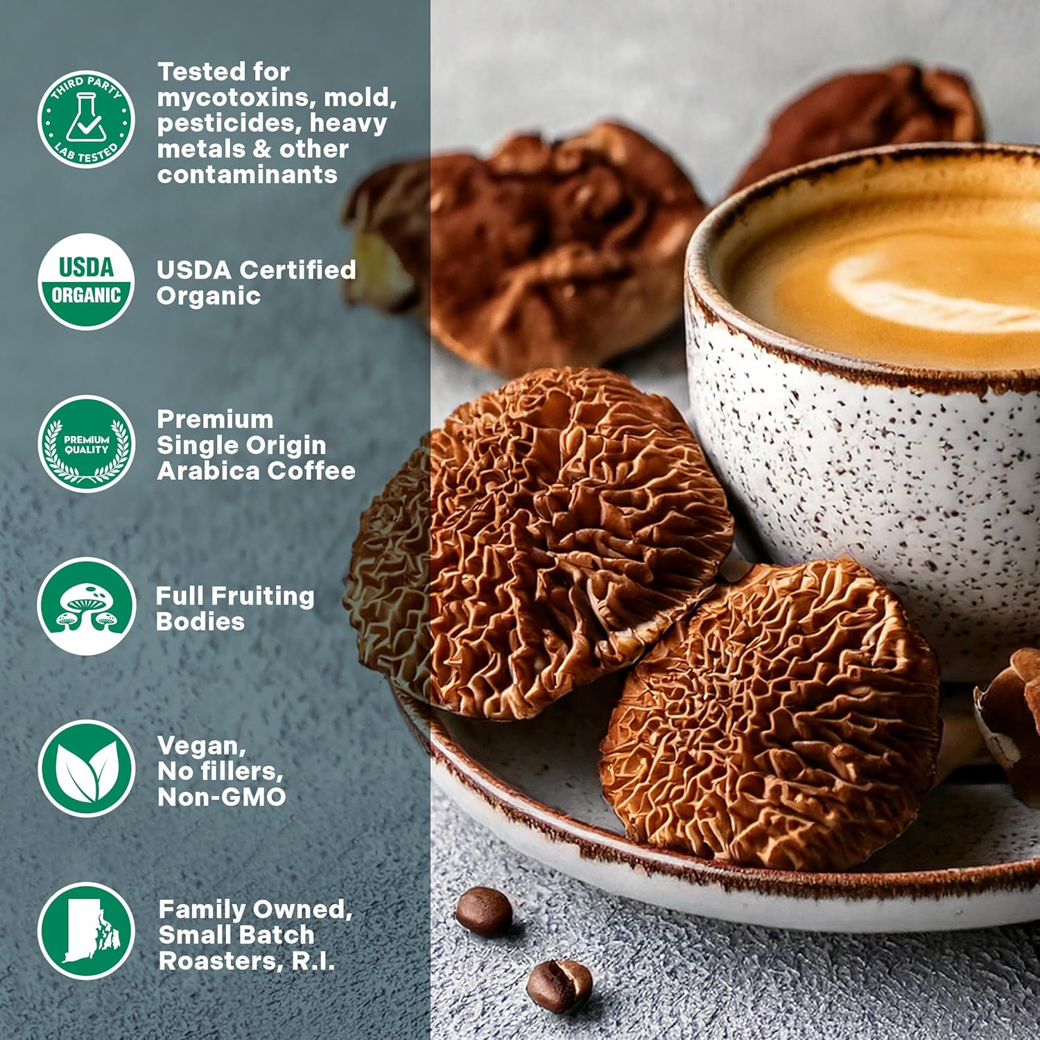 specialtycoffee coffee tea artisancrafted fairtrade mushroomcoffee coffeegifts mushroomextract