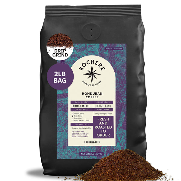 Kochere Coffee Honduran Marcala Organic Medium Roast - Caramel, Spice, Brown Sugar Notes