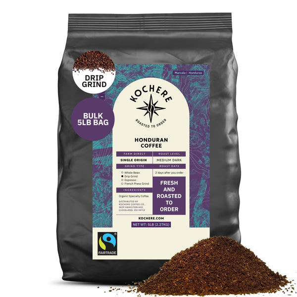 Kochere Coffee Honduran Marcala Organic Medium Roast - Caramel, Spice, Brown Sugar Notes