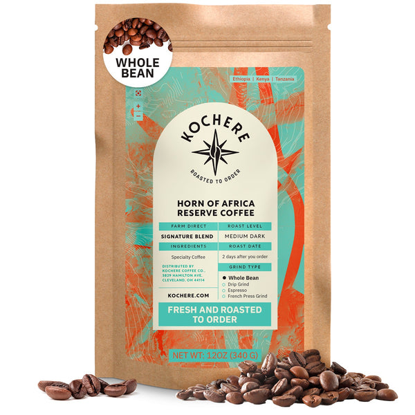 Kochere Coffee Horn of Africa Reserve Signature Espresso Blend - Medium-Dark Roast