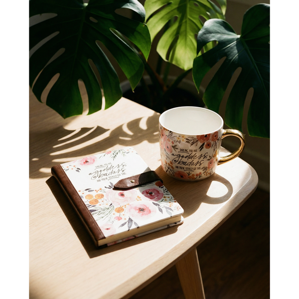 Darling You Are A Goddess A Badass Cozy Gold Handle Mug | Stoneware Coffee Tea Cup | 15oz