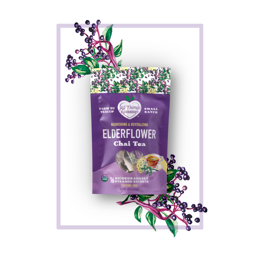 Holunderblüten-Chai-Kräutertee