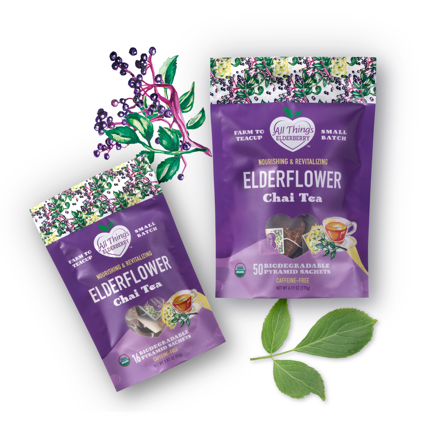 Holunderblüten-Chai-Kräutertee
