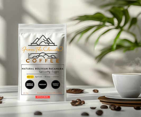Natürlicher bolivianischer Pacamara – Mittlere Röstung – Ganze Bohnen