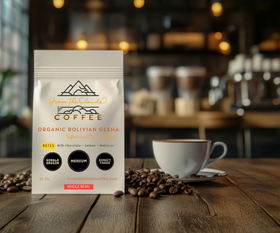 Organic Washed Bolivian Gesha - Medium Roast - Whole Bean