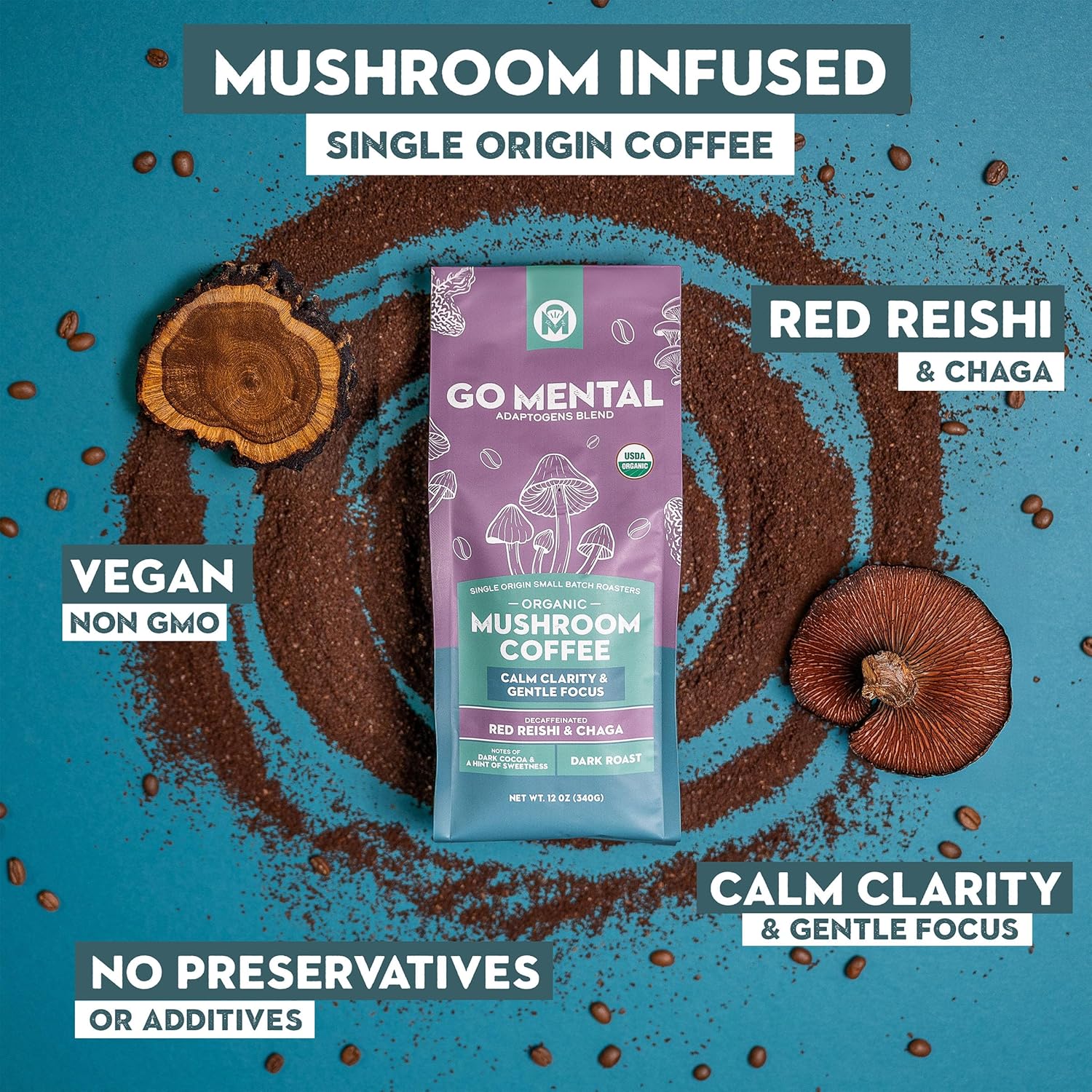 specialtycoffee coffee tea artisancrafted fairtrade mushroomcoffee coffeegifts mushroomextract
