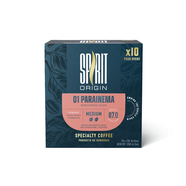 Single-Use Pour-Over Drip Bags - Parainema (Box of 10 Bags)