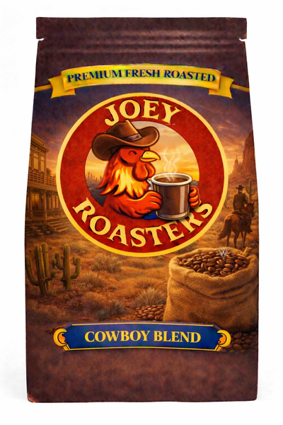 Cowboy Blend with cocoa and vanilla tones