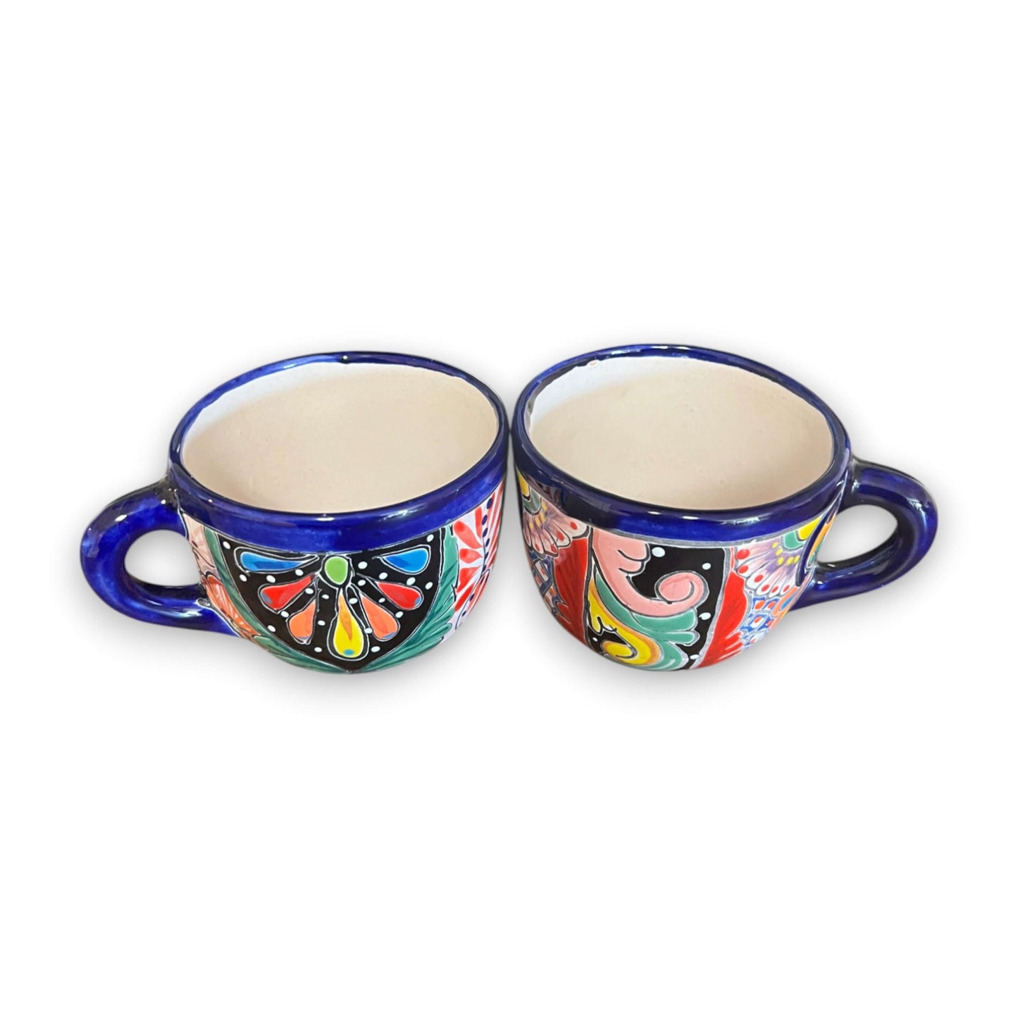 Talavera Kaffeetasse | Handbemalte mexikanische Keramiktasse