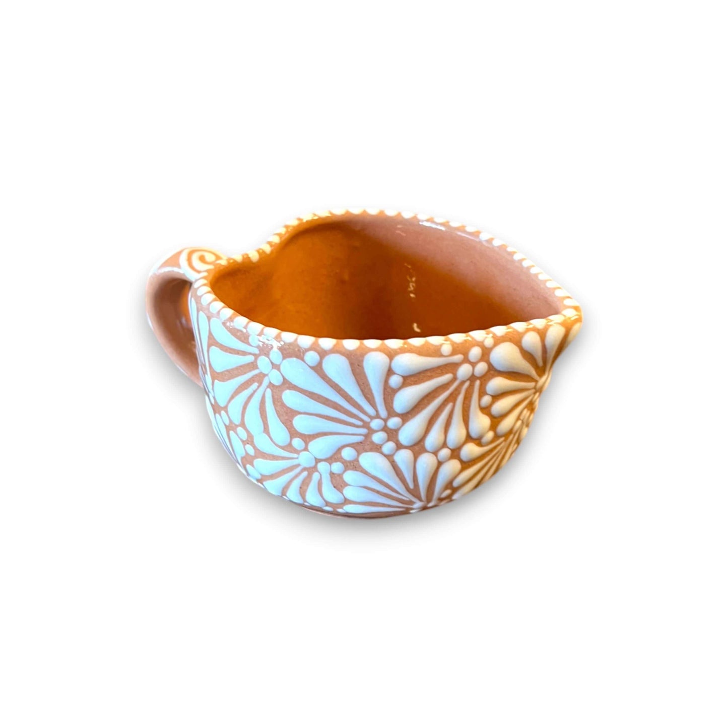 Talavera Herzbecher | Handbemalte mexikanische Kaffeetasse