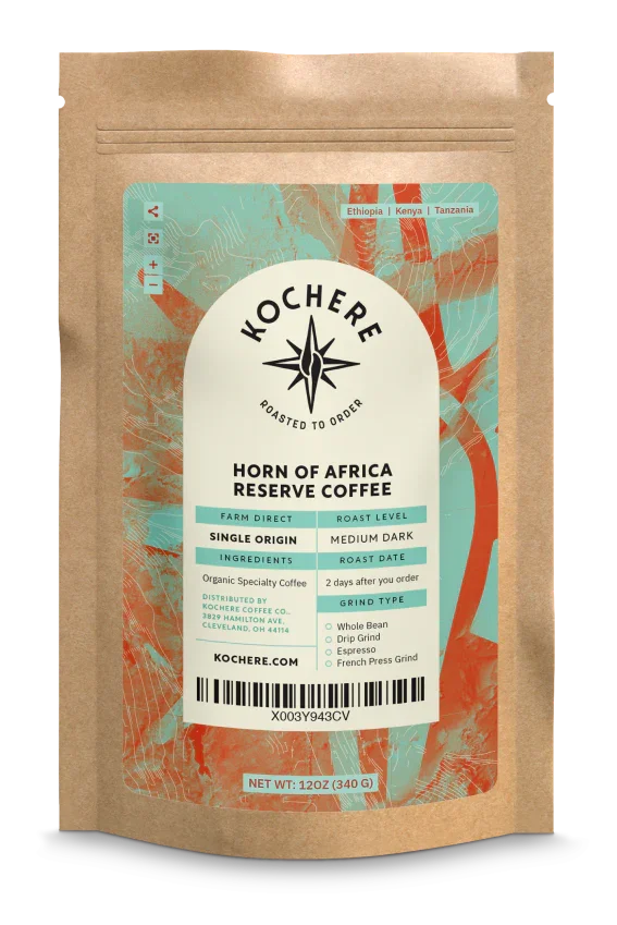 Kochere Coffee Horn of Africa Reserve Signature Espresso Blend - Medium-Dark Roast