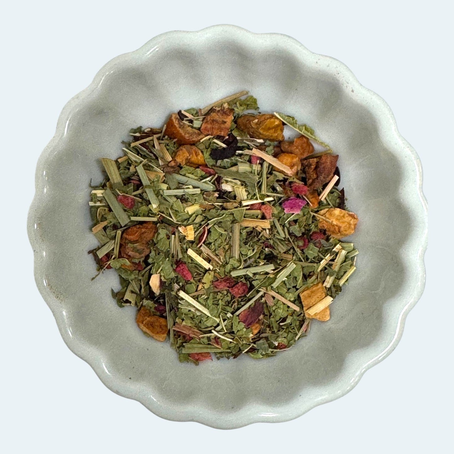 Himbeer-Zitronenverbene-Kräutertee