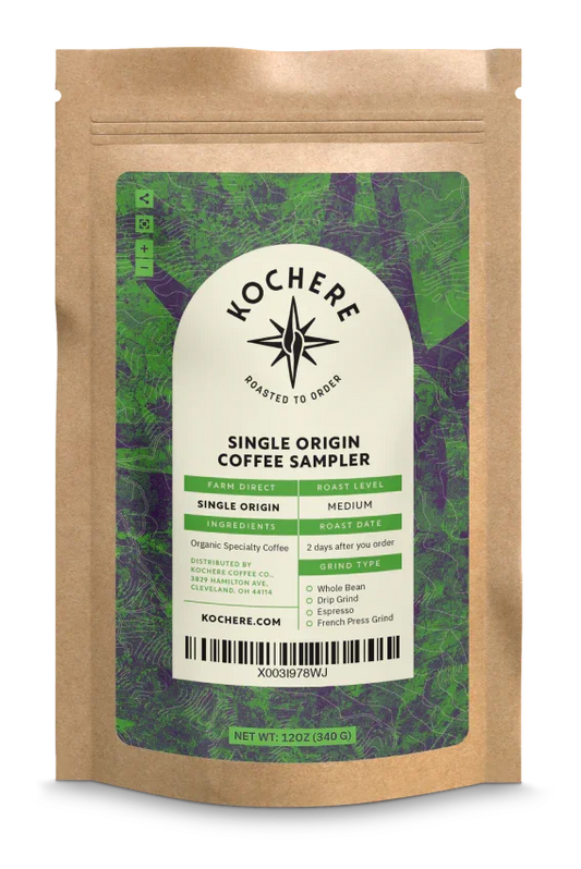 Kochere Kaffee Einzelursprung-Probierset - Auswahl des Röstmeisters