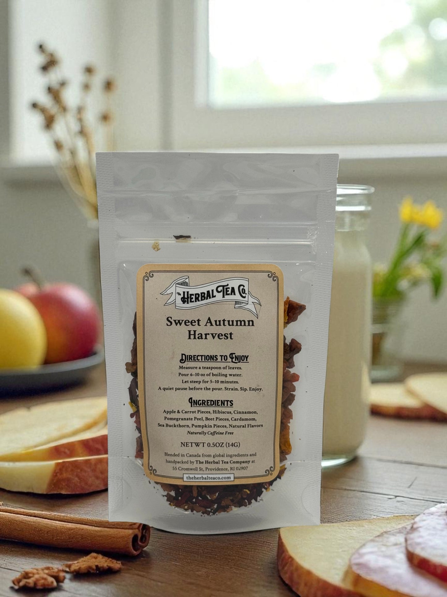 Süßer Herbst-Ernte-Kräutertee